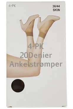Ankelstrømper 4pk