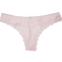 Ann - String med blondekant