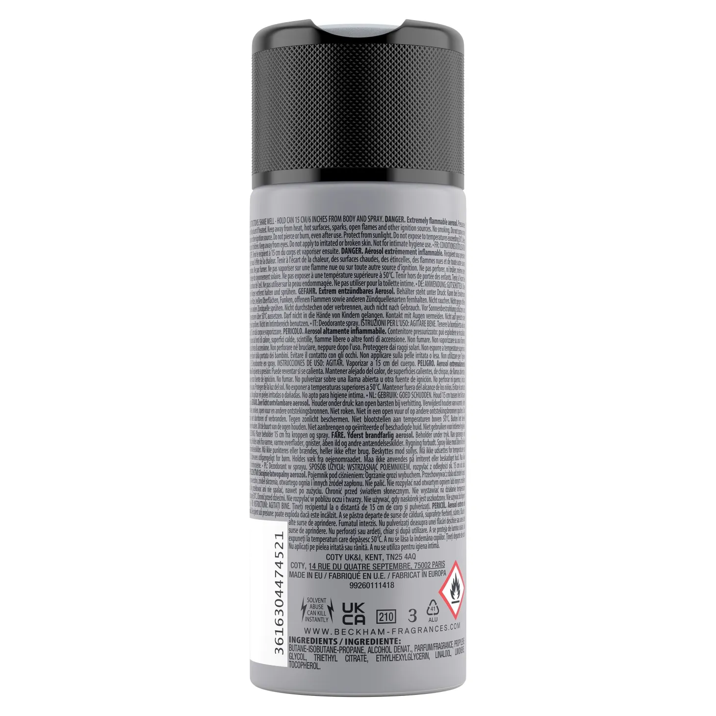 Beckham Classic Homme Deo Spray 150ml