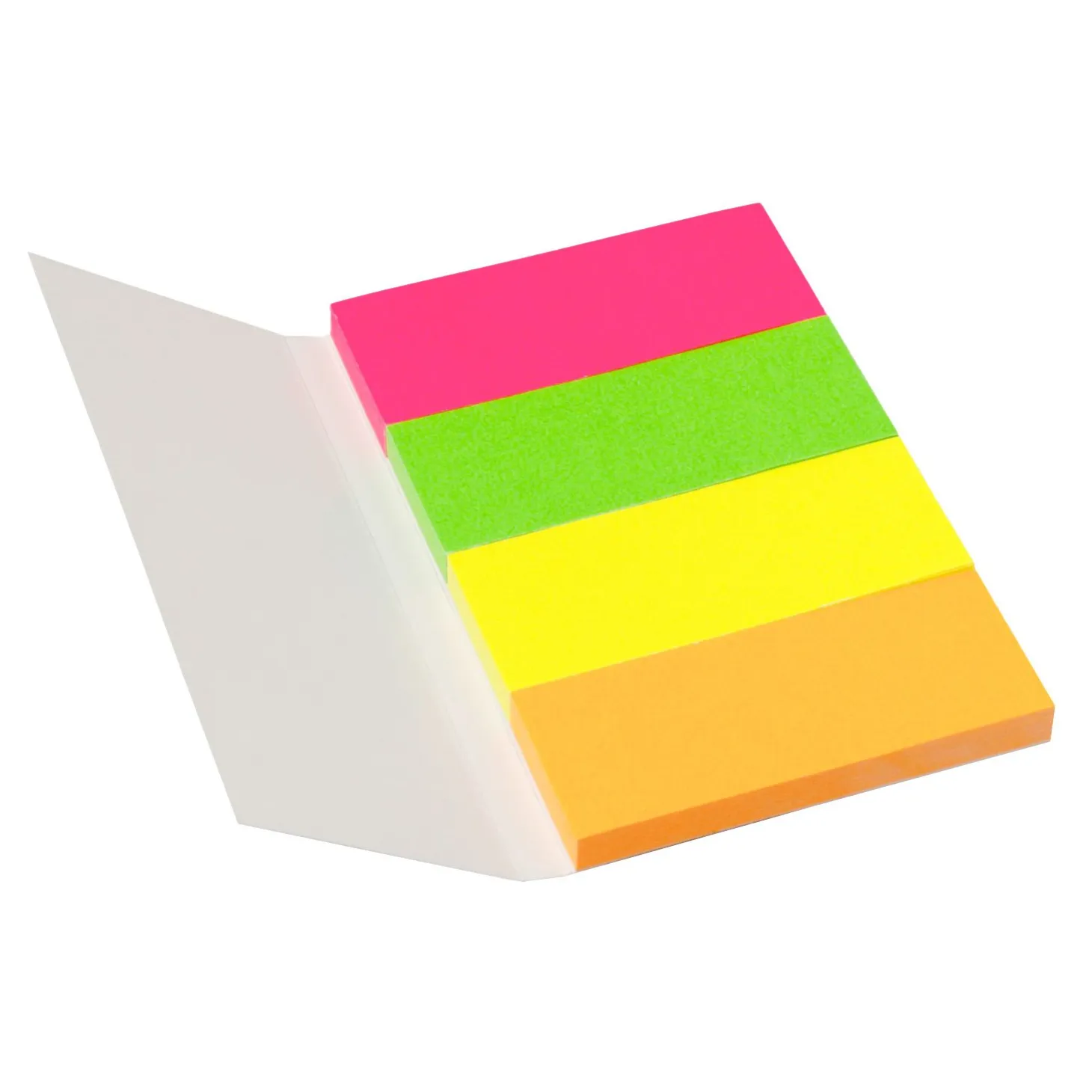 Bokmerke INFO Neon 4 stk farger