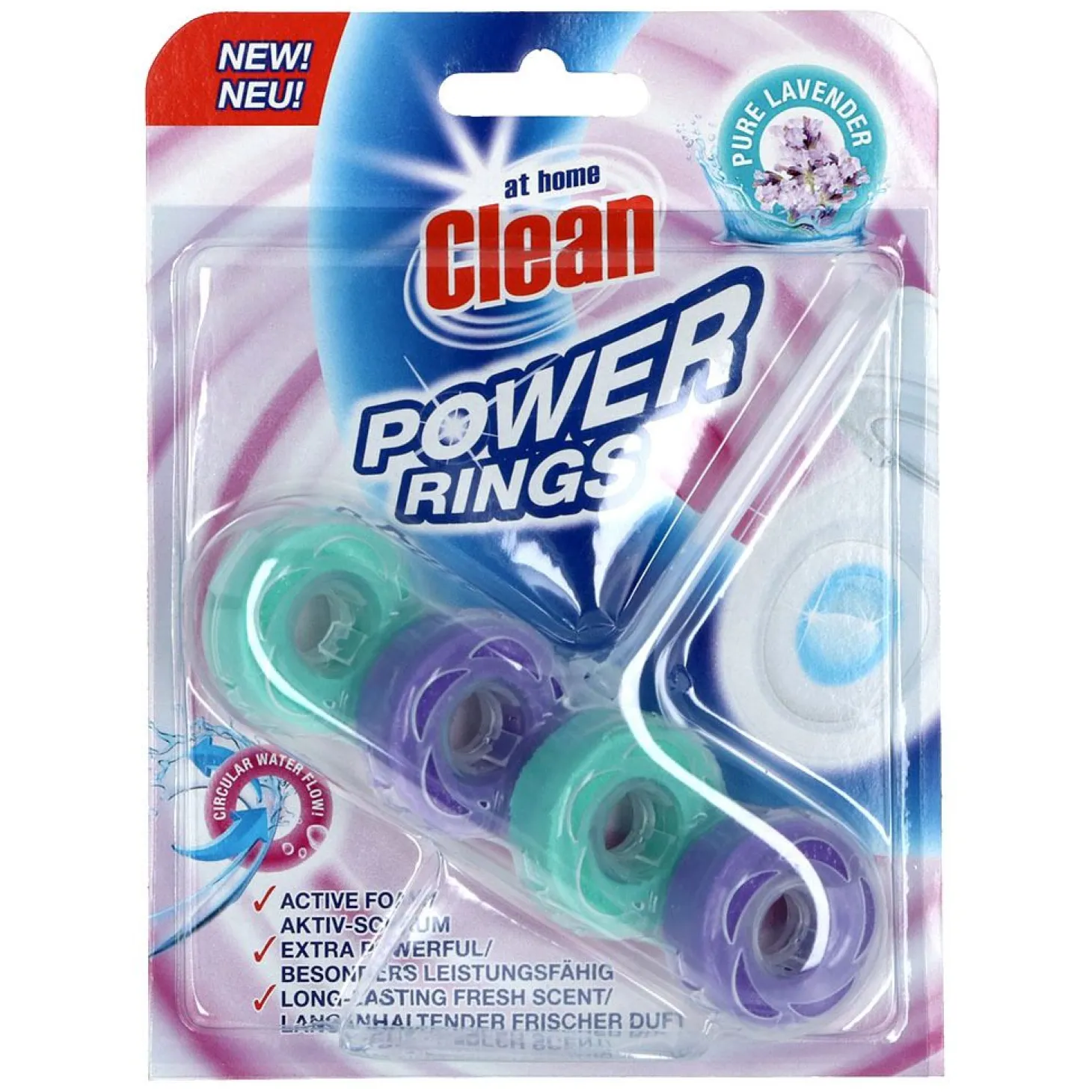 Clean toiletblock active power