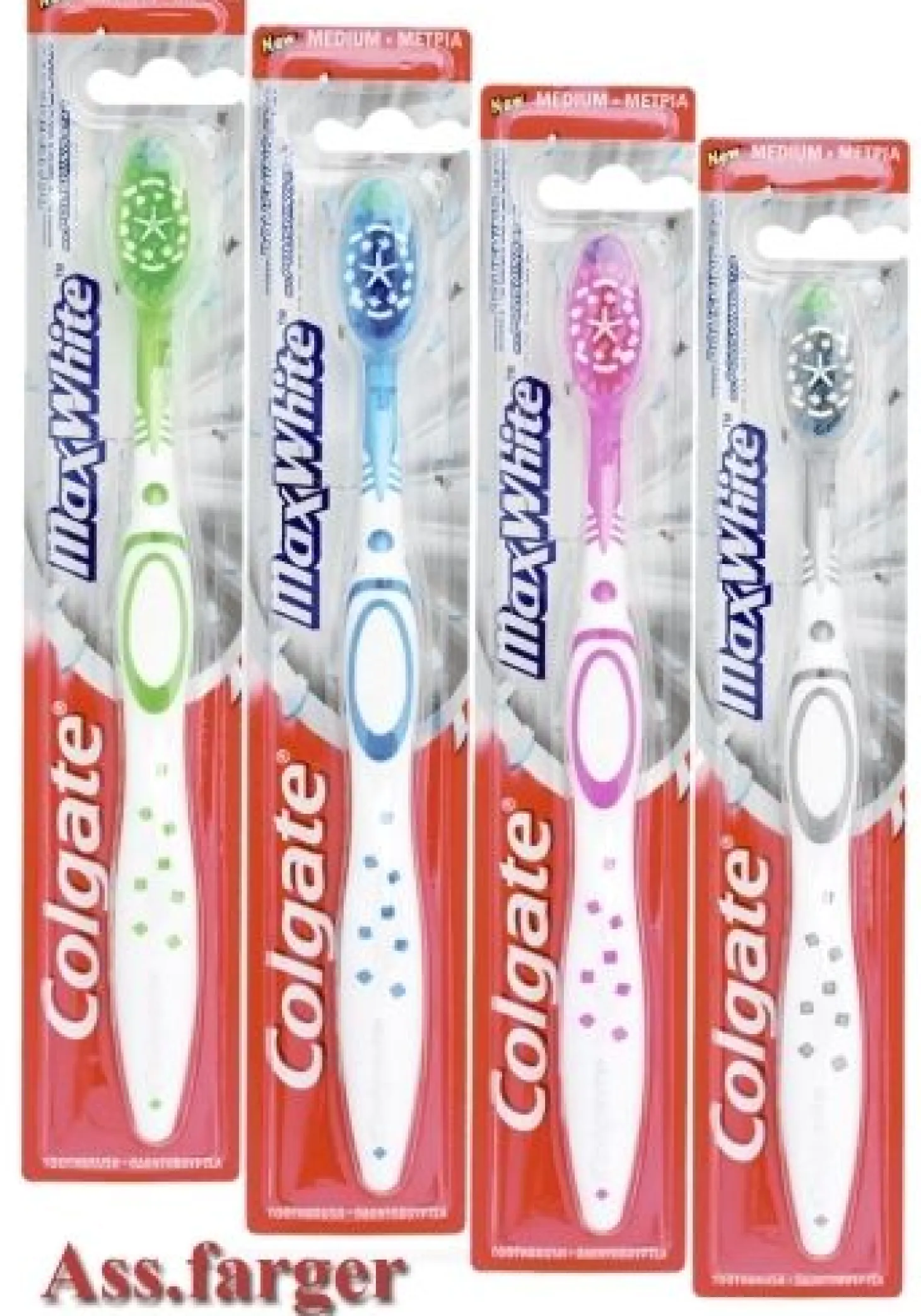 Colgate Tannbørste Max White Medium