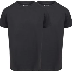 David Casual T-shirt 2 pk rund hals