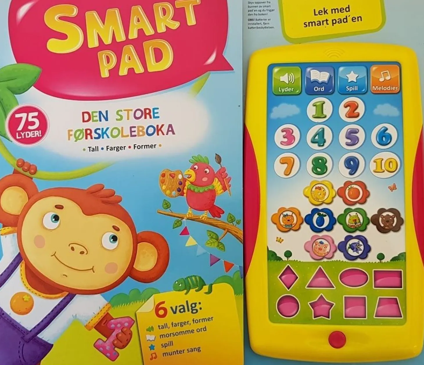 Den store førskoleboka med smartpad