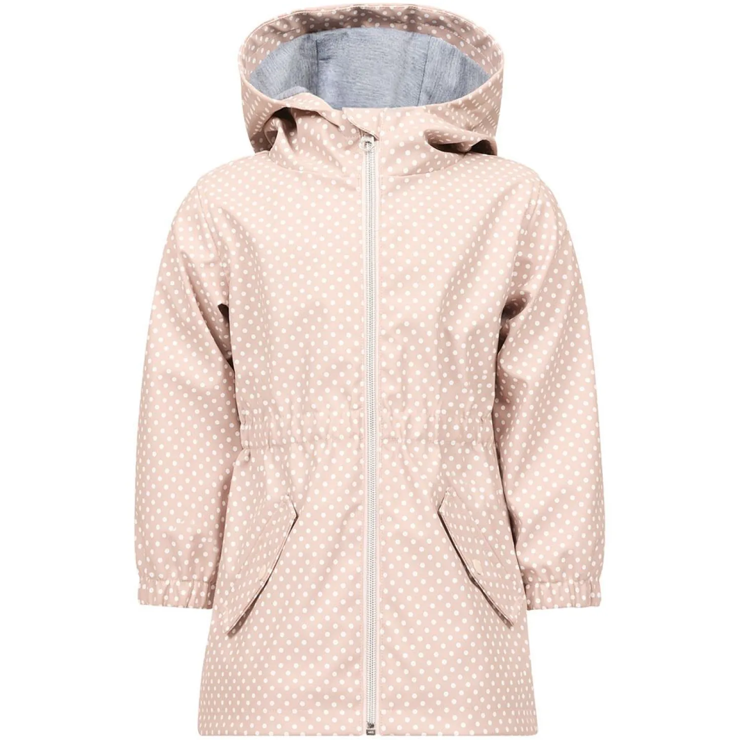 Dots Regnkåpe med fòr
