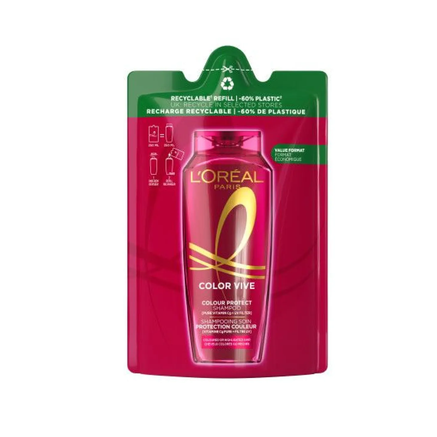Elvital Color Vive Shampoo Refill 250 ml