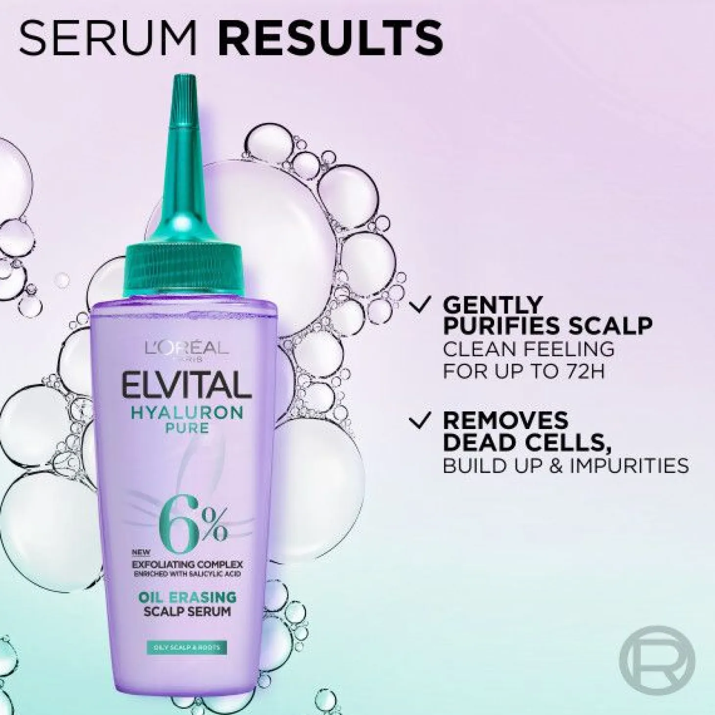 Elvital Hyaluron Pure Oil Erasing Scalp Serum 102ml