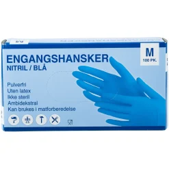 Engangshansker Nitril 100pk