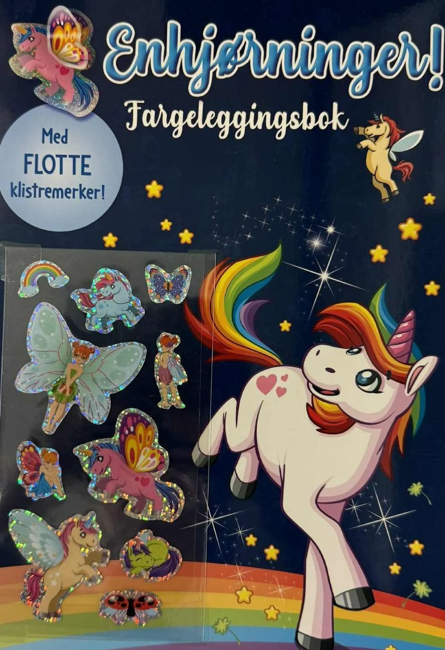 Enhjørninger! Fargeleggingsbok