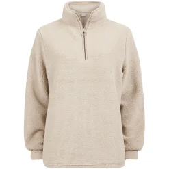 Ensfarget fleece overdel