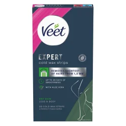 Expert voksstrips tørr hud 20STK