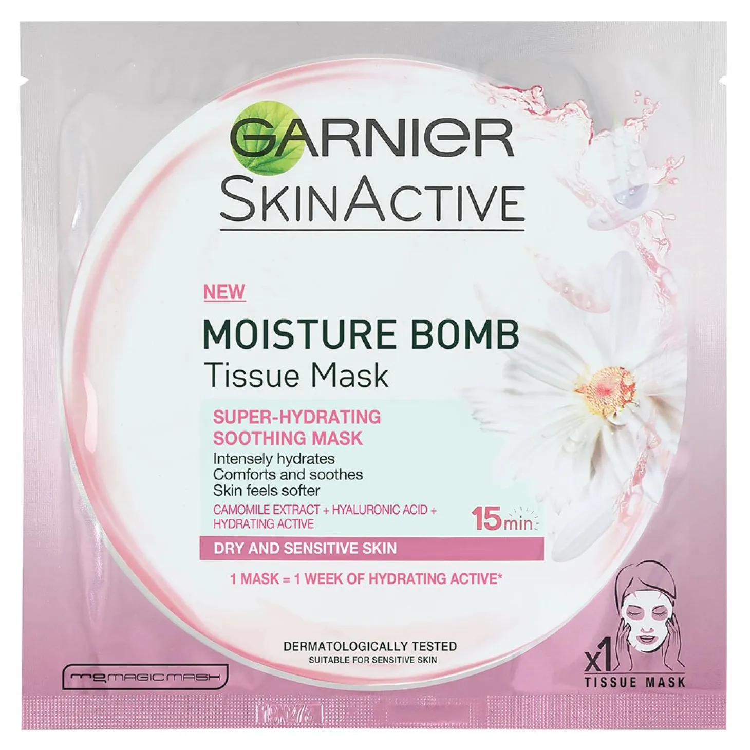 Face Moisture Bomb Tissue Mask ROSA