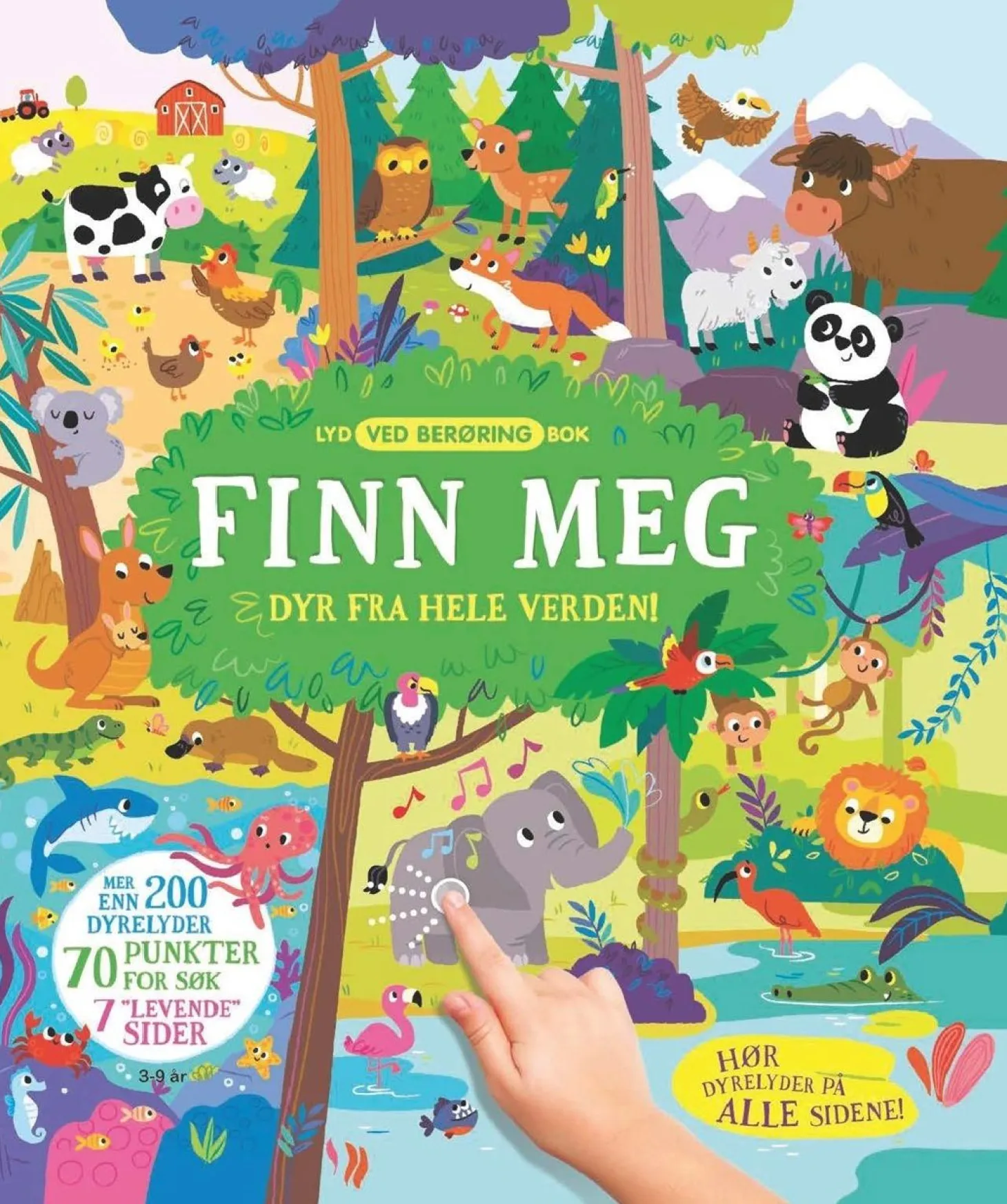 FINN MEG! Dyr fra hele verden med lyd