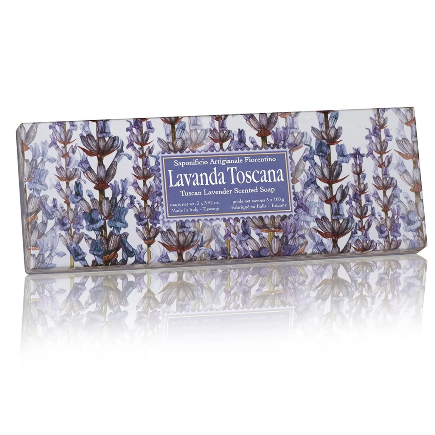 Fiorentino Håndsåpe Bergamot & Gardenia 3 x 100 g Gaveeske