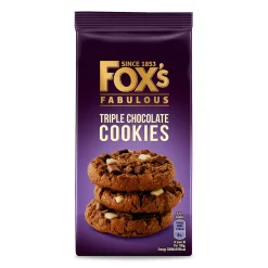 Fox Triple Chocolate cookies 180g