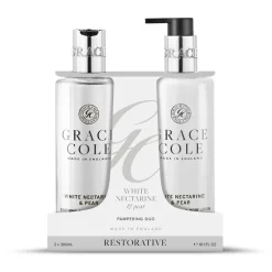 GC White Nectarine & Pear Hand Care Duo Set -2x 300ml