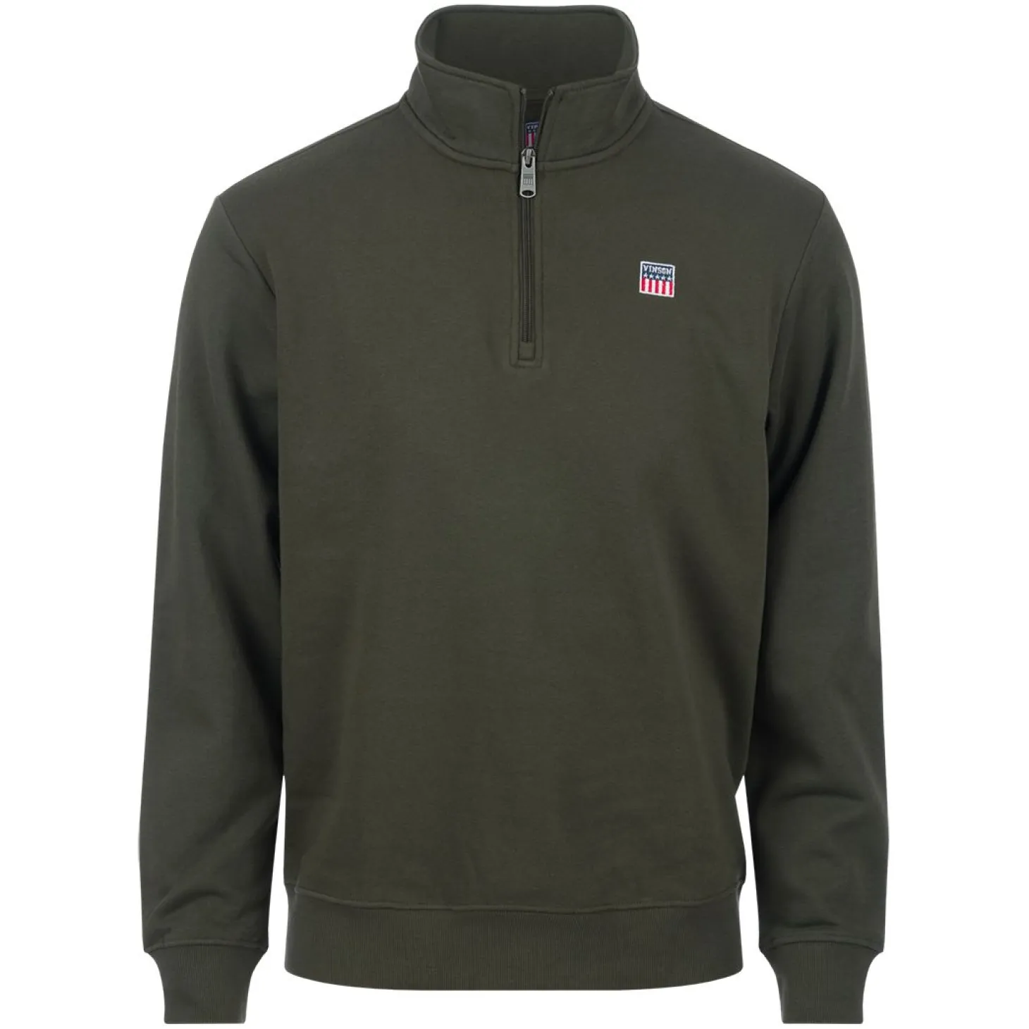 Genser med half zip Glyn