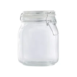Glasskrukke med patentlokk 1,0L