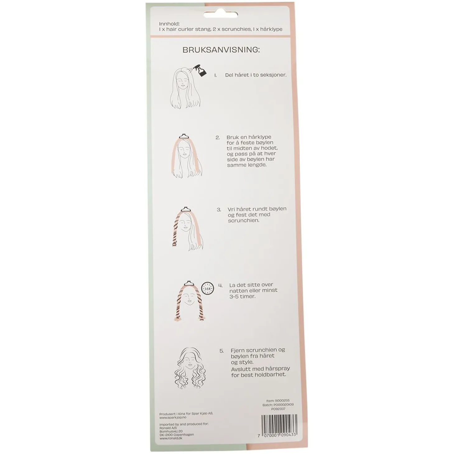 Heat curler kit