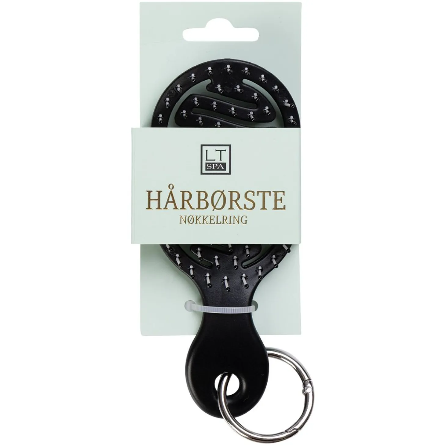 Hårbørste nøkkelring