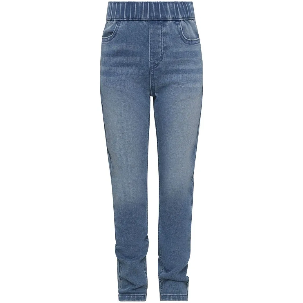 Jeans med elastikk i midjen
