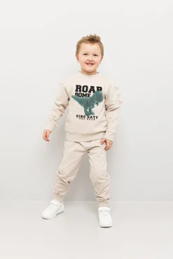 Joggedress med dinosaur og 3D
