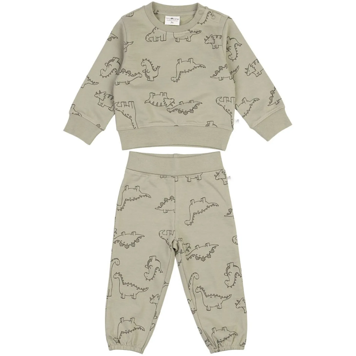 Joggedress med dinosaur print