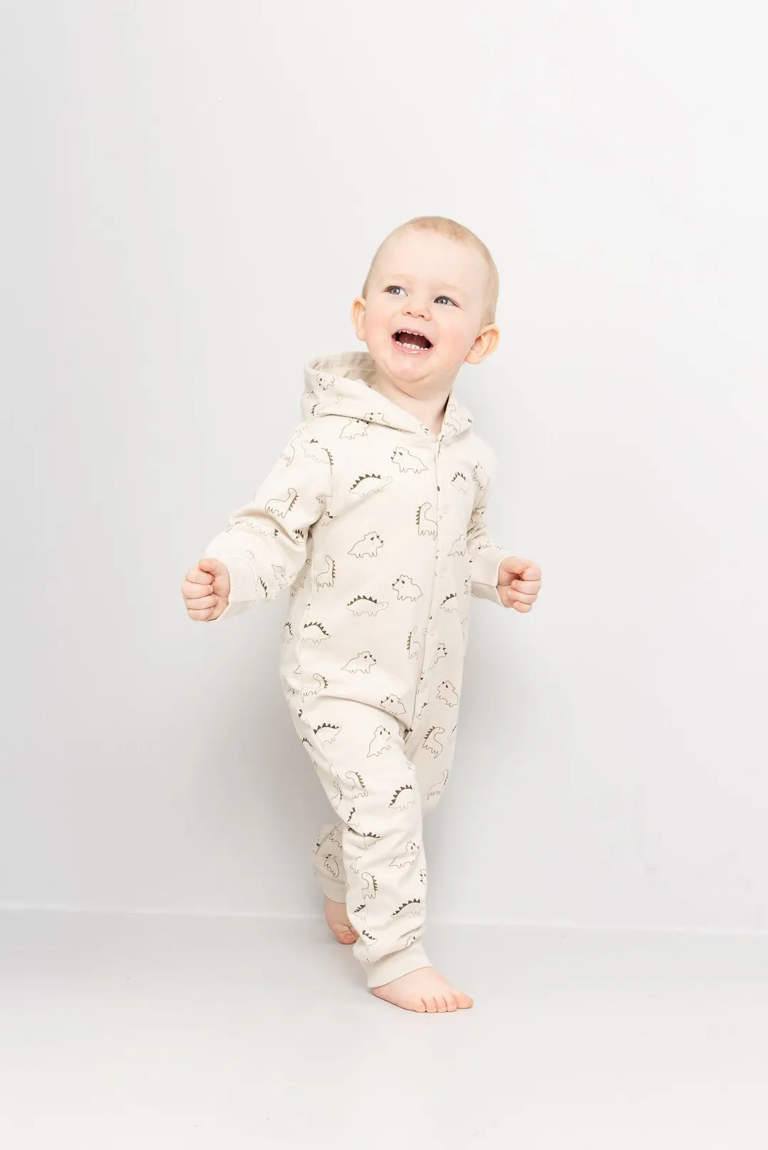 Jumpsuit med hette