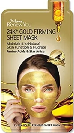 24 KGold firming ansiktsmaske