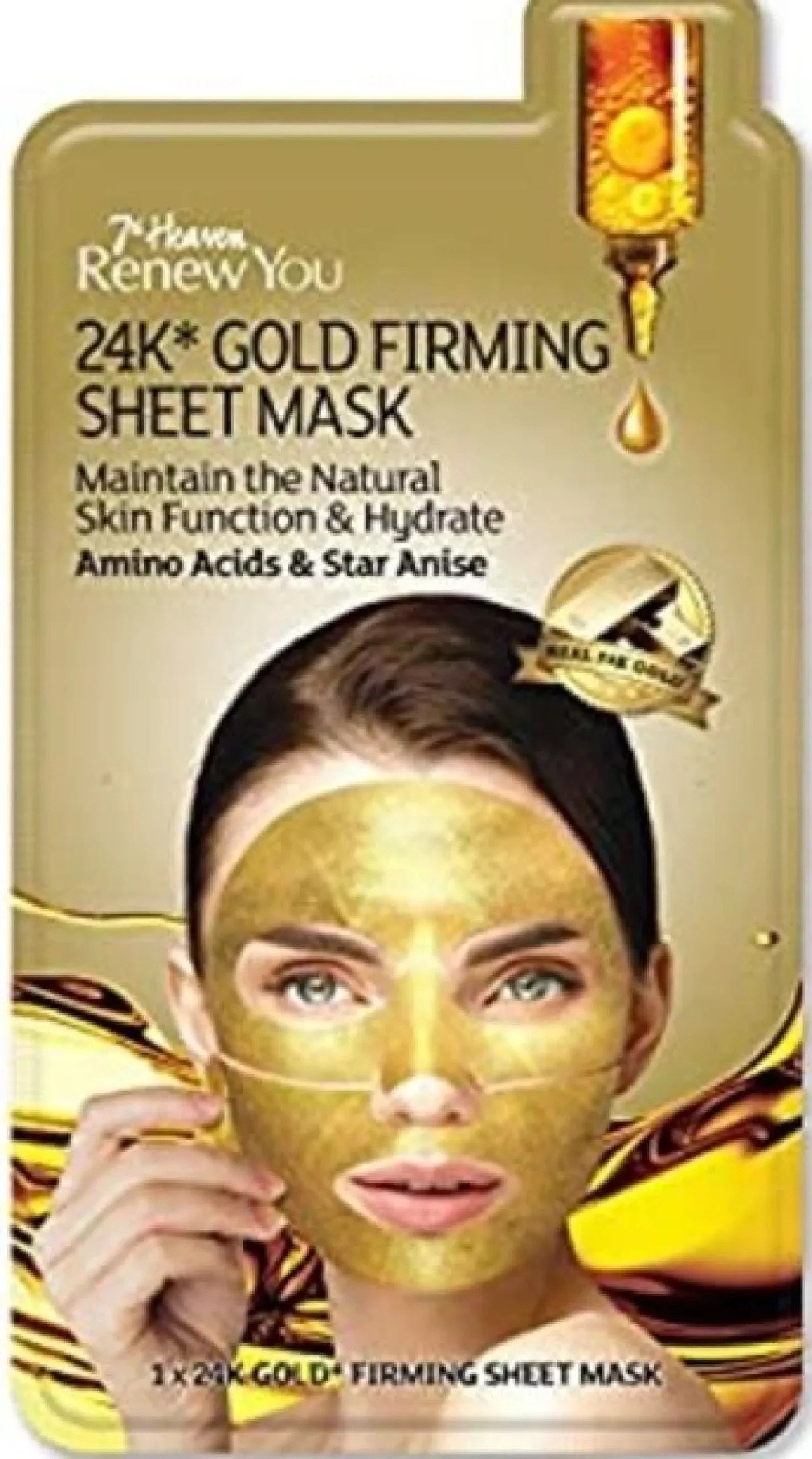 24 KGold firming ansiktsmaske