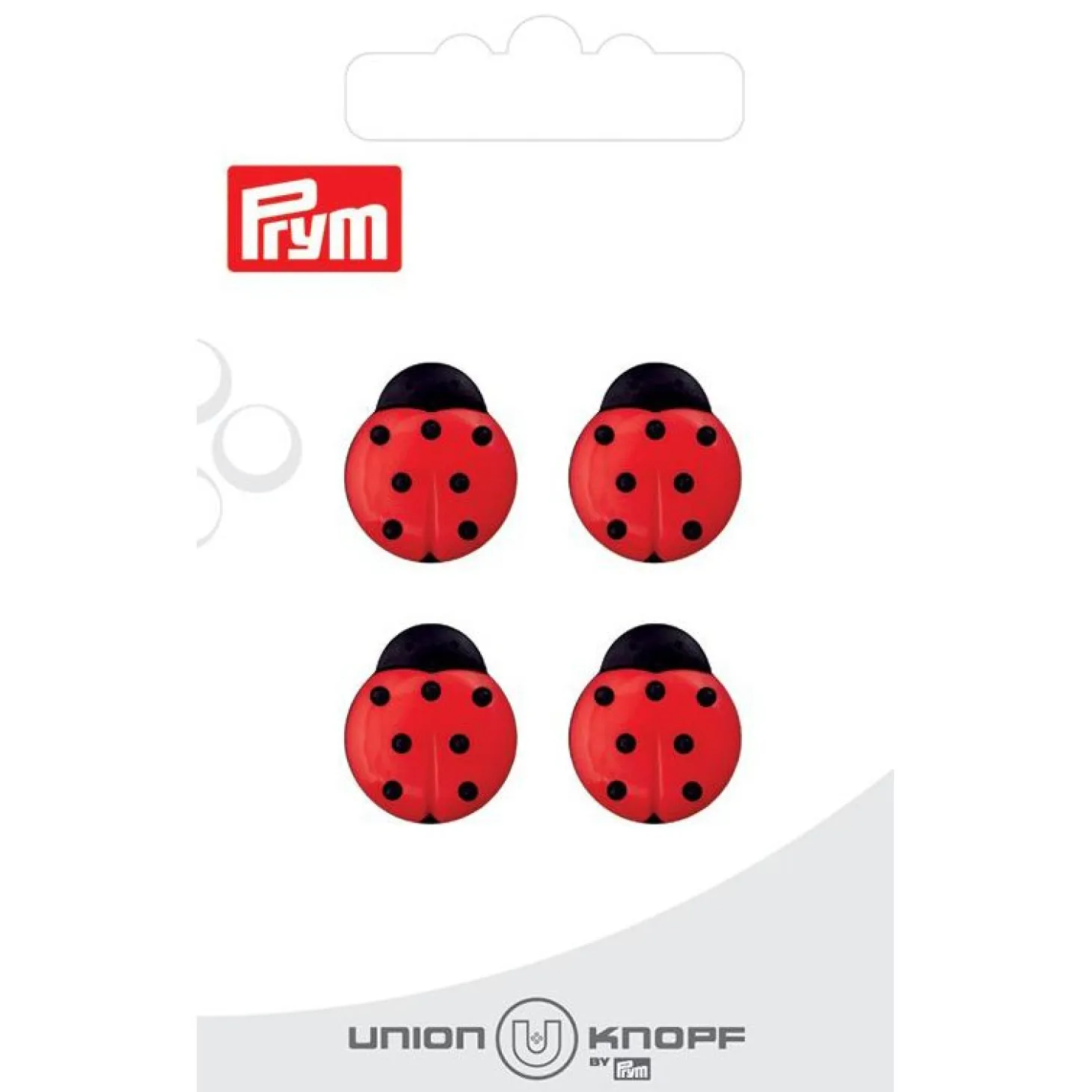 Knapper marihøne 4pk