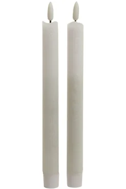 LED-kronelys hvit