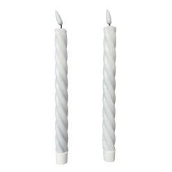Led kronelys tvinnet 2pk Lullu