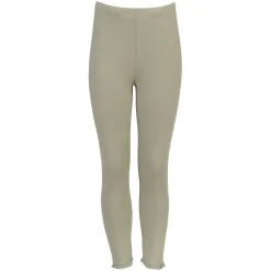 Leggings med blondekant
