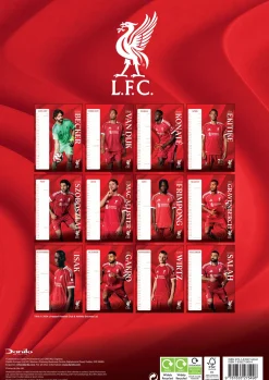 Liverpool FC 2026 A3 kalender