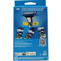 Mach3 Turbo Barberhøvel+1 Blad
