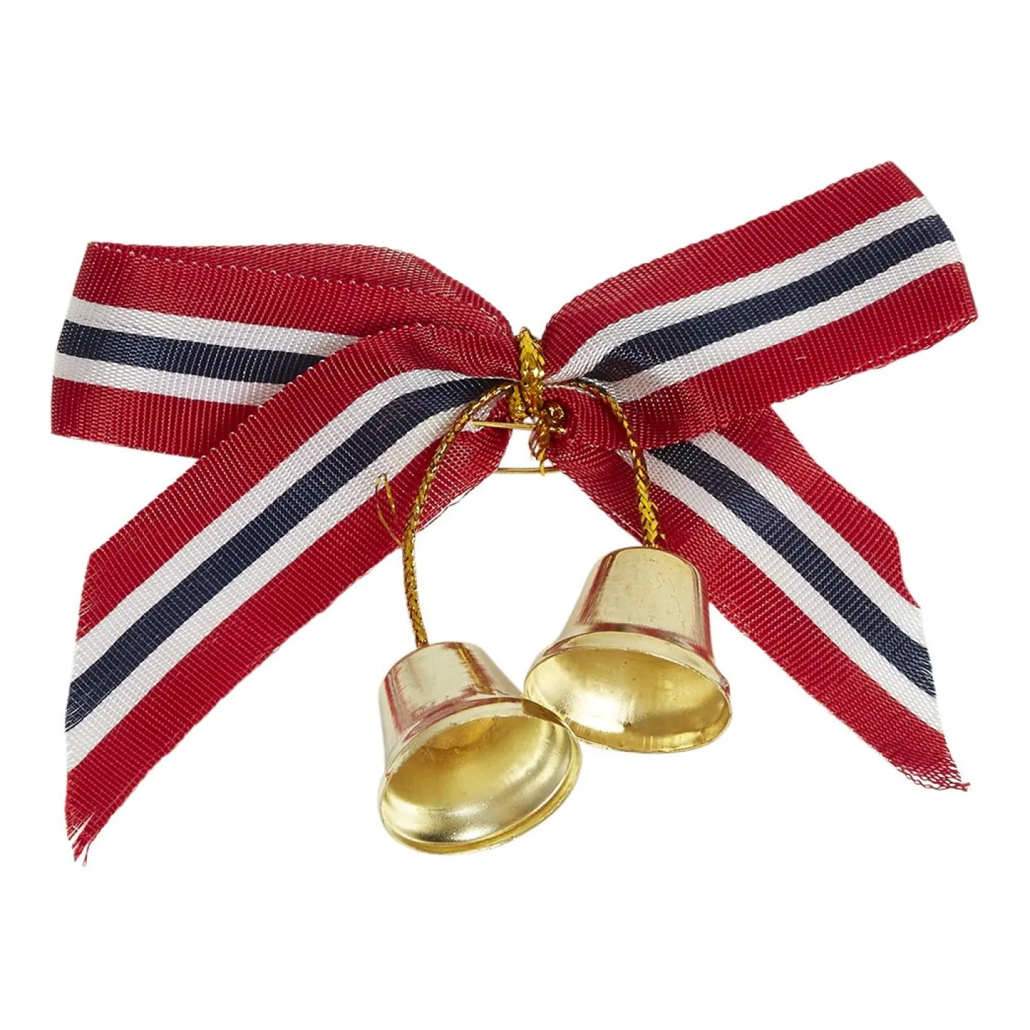 17.Mai barnesløyfe med bjeller 9cm