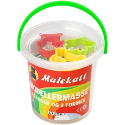 Malekatt modellermasse i bøtte