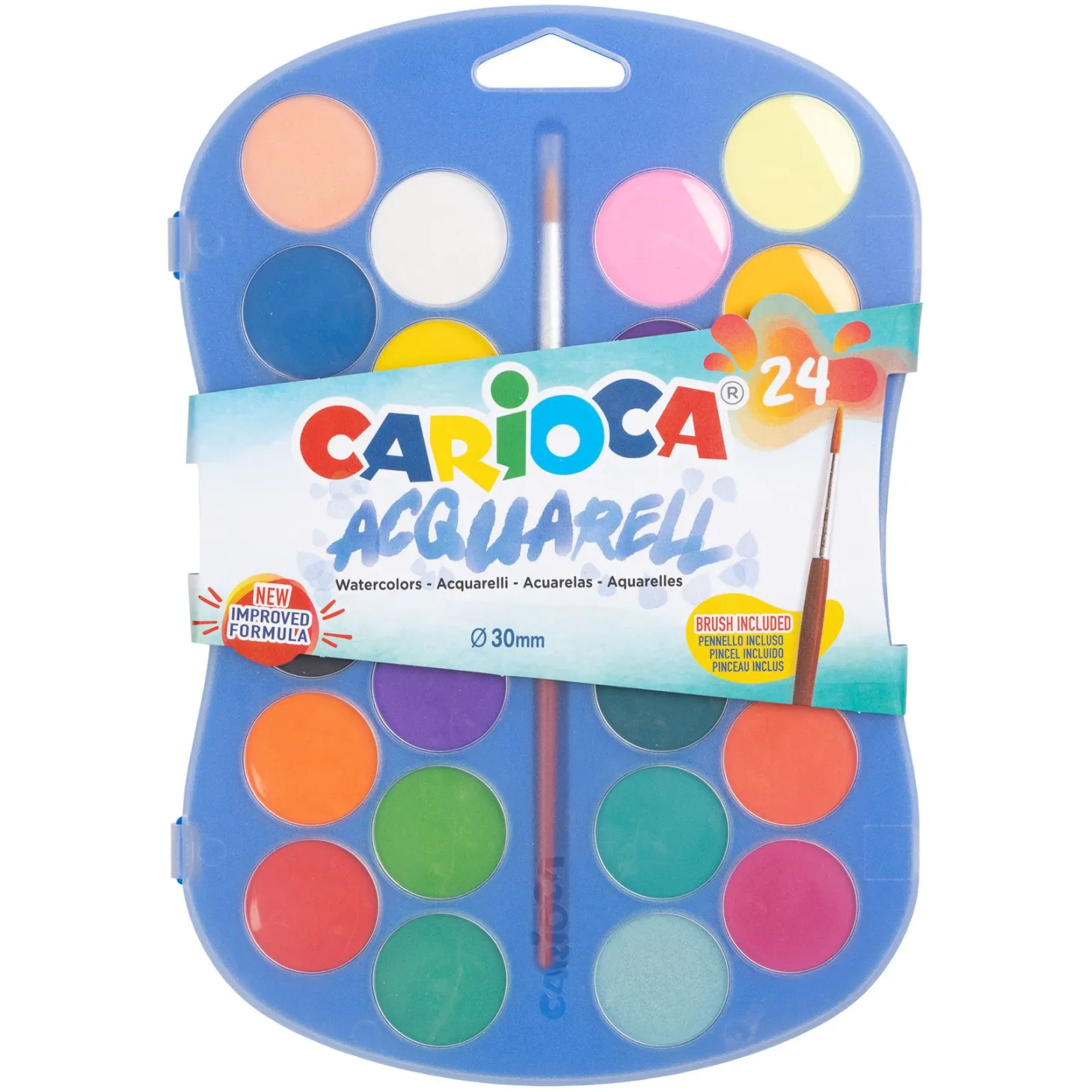 Maleskrin med vannfarger