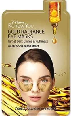 MJ 7th Heaven Renew You Gold Radiance Eye Mask x 2