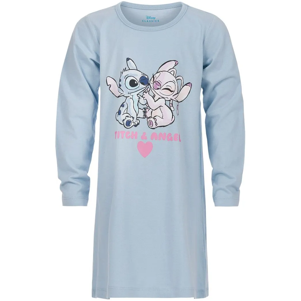 Nattkjole med søtt Angel og Stitch print