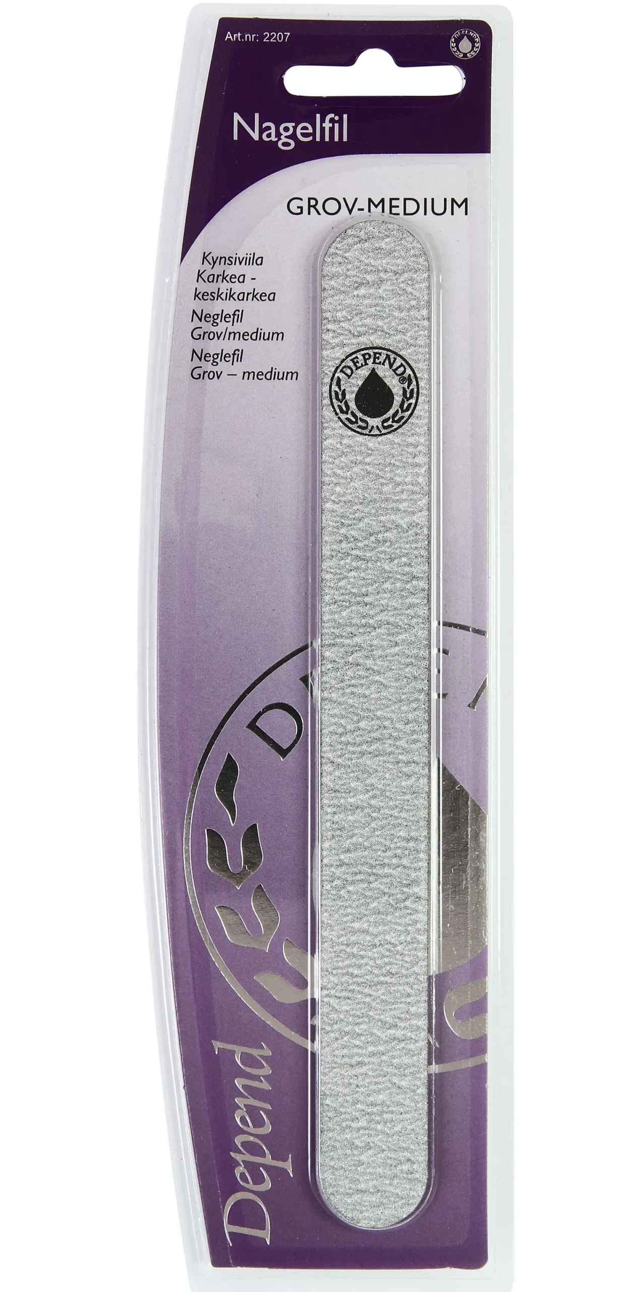 Neglefil 2-stegs medium