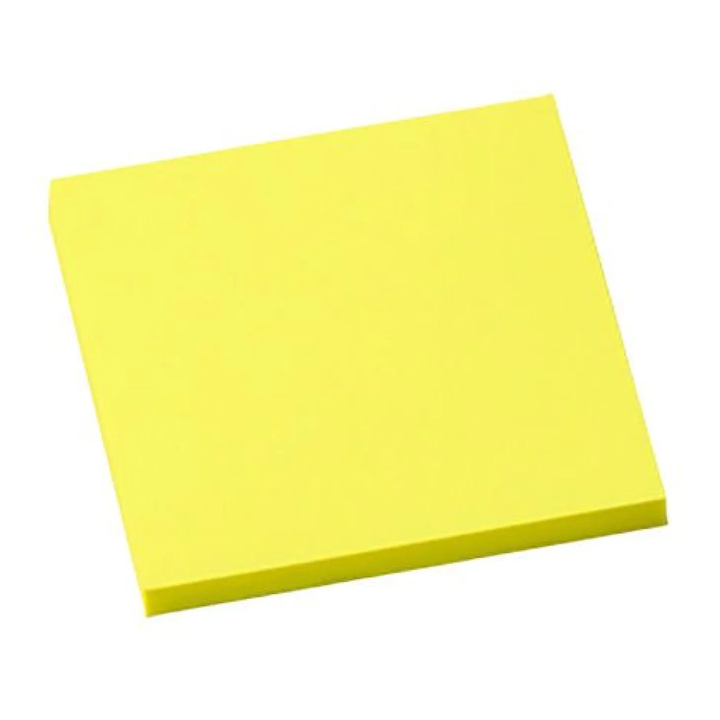 Notatblokk INFO 7,5x7,5cm neon gul