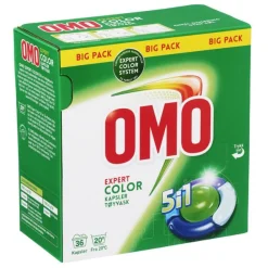 OMO Expert Color 5i1 vaskekapsler 36stk