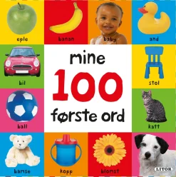 Pekebok Mine 100 første ord