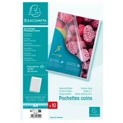 Plastomslag EXACOMPTA A4 120my 10stk