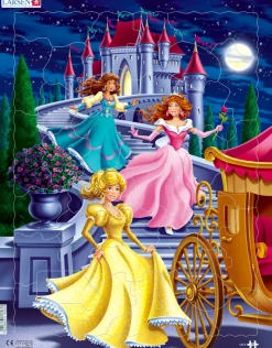 Platepuslespill Maxi Tre prinsesser i trappen