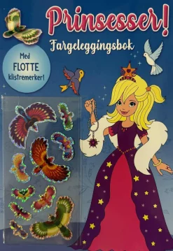 Prinsesser! Fargeleggingsbok