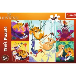Puslespill i papp Lion King 100 biter