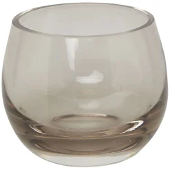 Rutle telysglass 9x9x7,5cm